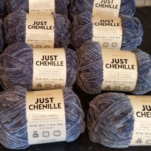 6 SKEINS PREMIER YARN JUST CHENILLE CHUNKY YARN BUNDLE